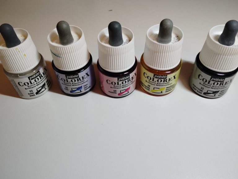 encres de couleur