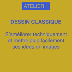 Visuel atelier de dessin classique
